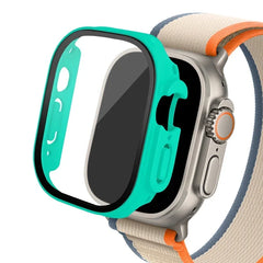 Glass+case For Apple Watch Ultra 2 case 49mm smartwatch PC Bumper+Screen Protector Tempered Cover iwatch series band Accessories