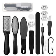27PCS Foot Care Tool Pedicure Manicure Kit Set Stainless Steel Peeling Exfoliating Callus Dead Skin Remover Foot Scrubbing Brush