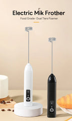 MINI Coffee Frother USB Rechargeable 3 Speeds Foam Maker Coffee Milk Mixer Electric Handle Blender Egg Beater Hot Cooking Tools