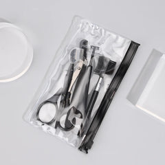 2-17 PCS Eyebrow Trimmer Set Eyebrow Razor Scraping Eyebrow Comb Razor Eyebrow Clip Scissors Tweezers Makeup Tools Sets