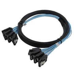 4/6 pcs/set Sata To Sata Cable 6 Ports/Set Date Cable 7 Pin Sata Sas Cable 6Gbps Sata To Sata HDD Cable Cord For Server Mining