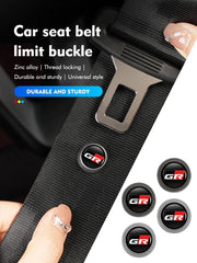 Car Safety Belt Stopper Spacing Limit Buckle Clip Retainer For Toyota GR Sport Gazoo Racing Yaris 86 Corolla Hilux Supra