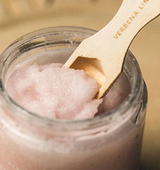 VERBENA LINN× Fukimi Momoyama Joint Mian Ice series nicotinamide Fragrance Sea Salt Scrub مرطب برائحة الفاكهة