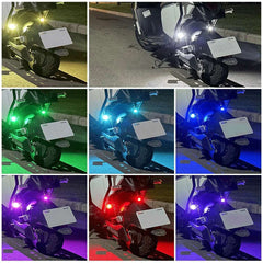1-6PCS Wireless LED Drone Strobe Light for Motorcycle Car Bike Remote Control Warning Light Indicator Light USB Charging 8Colors