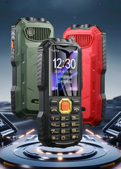 4G LTE Senior Flip Phone for Elderly Large Buttons Powerbank Long Standby SOS Call LED Light Loud Sound Fast Dial