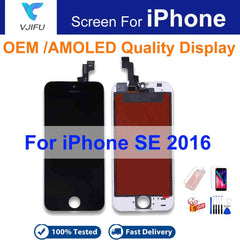 Original OEM Screen For iPhone SE 2016 LCD Display A1662 A1723 A1724 Digitizer High Quality Assembly Replacement with 3D Touch