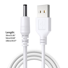2025 New USB to for DC 3.5mm x 1.35mm 2A Max for DC Barrel Jack Power Cable USB LED Strip Lights Flashlight Charging Cord