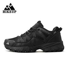 HIKEUP Breathable Cushioning Nonslip Sneakers Men's Hiking Shoes Running Trekking Sneakers Outdoor Mountain Sports Shoes for Men