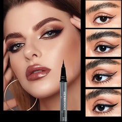 0.01mm ultra-fine precision waterproof liquid eyeliner, black, quick-drying, anti-smudge, anti-sweat, long-lasting eye-slimming