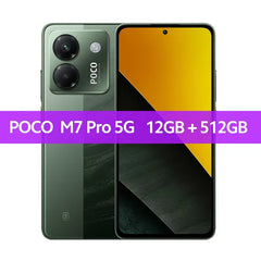 POCO M7 Pro 5G النسخة العالمية Dimensity 7025-Ultra 120Hz FHD+ شاشة AMOLED للعناية بالعين بطارية 5110mAh NFC