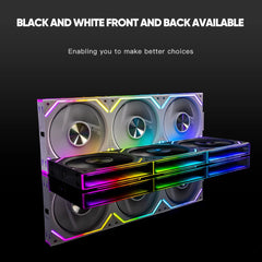 مروحة Jungle Leopard Interstellar V2RS 120 مم ARGB Modular Wireless Splicing Infinite Mirror Ventilador