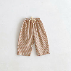 1 2 3 4 5year Old Kids Clothes Striped Harem Pants Fashion Casual Loose Children's Wear Trousers Boys Girls Thin Wide Leg Pant