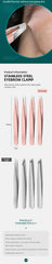 2/4pcs Eyebrow Tweezers Set Professional Tweezers For EyebrowsGreat Precision For Facial HairSplinter And Ingrown Hair Removal F