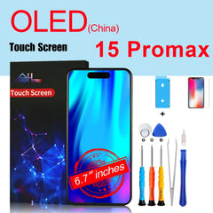 PINZHENG High Quality Screen INCELL LCD OLED For iPhone 14 Pro 15 Plus 13 Pro Max Display For iPhone Replacement With Tools