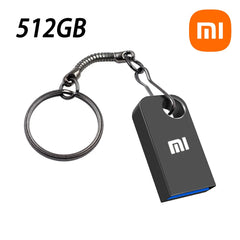 محرك أقراص فلاش صغير من شاومي بسعة 2 تيرابايت، USB 3.0، نقل فائق السرعة، قرص معدني، محرك أقراص USB من النوع C، قرص مقاوم للماء، SSD U Drive