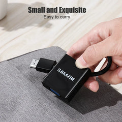 محول VGA متوافق مع HDMI بدقة 1080 بكسل من SAMZHE مع كابل صوت وفيديو مزود بمصدر طاقة ومخرج صوت للشاشة PS3 PS4 XBOX