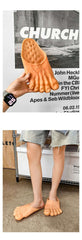 Funny Man Slippers Women Footwear Shoes Fashion Outdoor Beach Couple Slippers Role Playing Bigfoot Amazing Sandals Of The Hulk