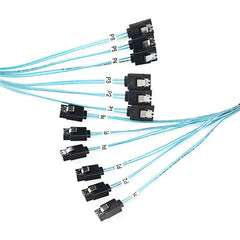 4/6 pcs/set Sata To Sata Cable 6 Ports/Set Date Cable 7 Pin Sata Sas Cable 6Gbps Sata To Sata HDD Cable Cord For Server Mining