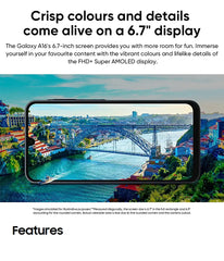 Global Version Samsung Galaxy A16 4G Smartphone Mediatek Helio G99 6.7" Super AMOLED Display 50MP Triple Camera 5000mAh Battery