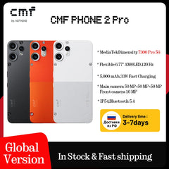 CMF Phone 2 Pro Global Version MediaTek Dimensity 7300 Pro 5G 5000 mAh 6.77 AMOLED 120Hz Main Camera 50MP 33W