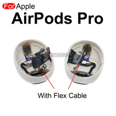 Aocarmo For AirPods Pro A2190 A2084 A2083 Top Housing Case With Noise Reduction Microphone Mic Light Sensor Flex Cable With Mesh