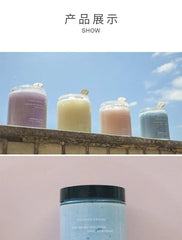 VERBENA LINN× Fukimi Momoyama Joint Mian Ice series nicotinamide Fragrance Sea Salt Scrub مرطب برائحة الفاكهة