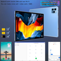 أجهزة لوحية جديدة مقاس 10.1 بوصة، ثماني النواة، ذاكرة وصول عشوائي (RAM) سعة 4 جيجابايت، وذاكرة قراءة فقط (ROM) سعة 64 جيجابايت، وشريحتي اتصال، ومكالمات هاتفية من الجيل الثالث، وواي فاي، وبلوتوث، وجهاز لوحي من جوجل بلاي، ونظام تشغيل أندرويد 13