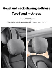 Car Neck Pillow Car Seat Headrest Pillow Auto Memory Cotton Protector Cushion For Universal Car Head Support for Gaming Chair