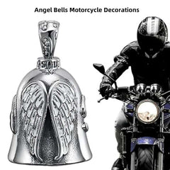 Riding Bell Angel Guardian Biker Riding Bell Portable Motorcycle Accessories For Biker Riders Motorcycle Bicycle Valentine Gift