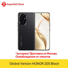 2024 New Original HONOR 200 Global Version Snapdragon 7 Gen 3 5G Smartphone 6.7'' AMOLED Display Support HONOR 100W SuperCharge