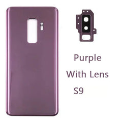 New for Samsung Galaxy S9 g960 g960f S9 Plus g965f battery back cover 3D glass panel rear door housing case camera lens replace