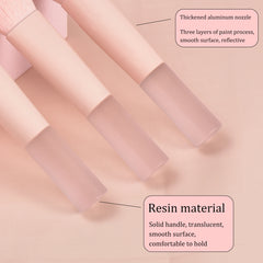 10 color Mini makeup brush Travel portable Makeup Tool Makeup Puff - Palm Brush Professional Makeup tool set Christmas gift