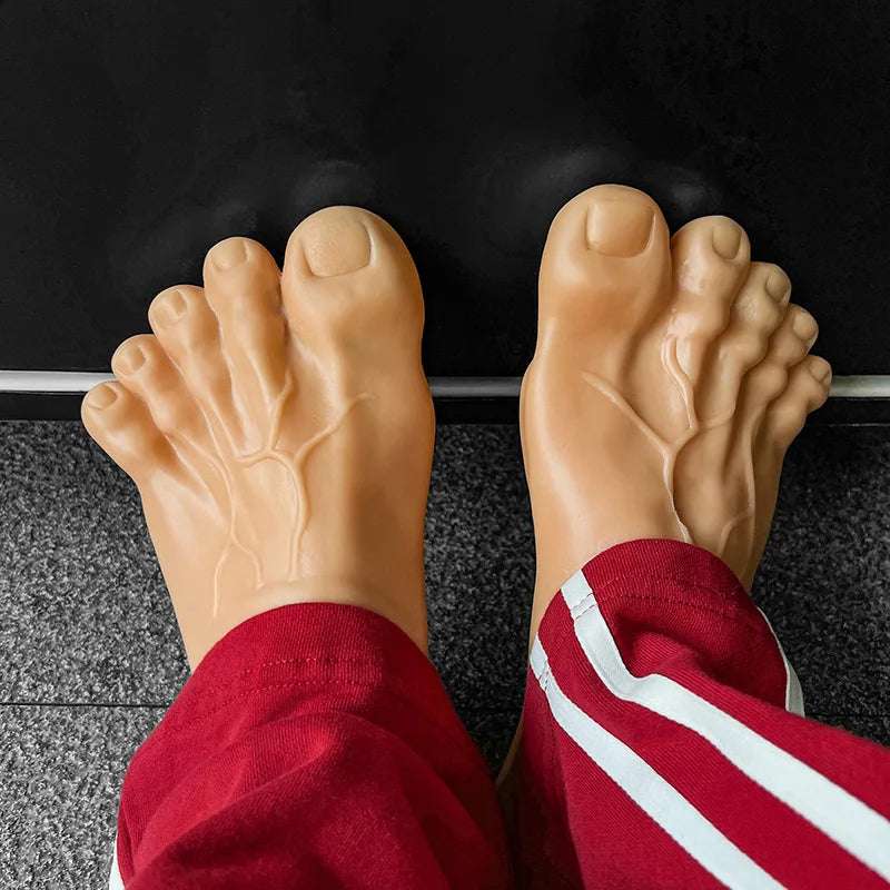 Funny Man Slippers Women Footwear Shoes Fashion Outdoor Beach Couple Slippers Role Playing Bigfoot Amazing Sandals Of The Hulk