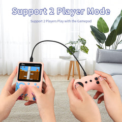 G5S 2.4 Inch Video Game Console Mini Portable Retro TV Handheld Game Player Built-in 500 Games AV Output Support 2 Player