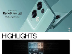 oppo Reno8 pro 5G Android Unlocked 6.62 inch 12GB RAM 256GB ROM All Colours in Good Condition Original used phone