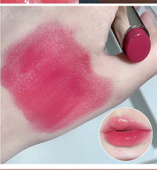 أحمر شفاه حريري لامع من Gege Bear Pump Lips Moisture Water Bomb مريح للغاية لامع غير لاصق في كوب مرطب للشفاه