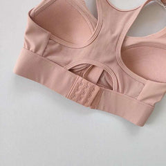 Front Zipper Sports Bra Shock-proof Sports Underwear High Impact Yoga Bra Quick Dry running vest Fitness Yoga Bra Top For Wome