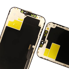 AAAA+++ OLED لشاشة iPhone 11 12 13 LCD لشاشة iPhone 12 Pro Max 13 Mini 14 Plus 15 Plus مجموعة محول رقمي لشاشة LCD