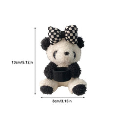 Car Cute Wiper Ornaments Plush Doll Capybara Panda Cat Turn Signal Switch Ornament Car Interior Decoration Accessories