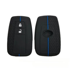 For Toyota Prius Camry Corolla Avalon CHR RAV4 Land Cruiser Prado Silicone Car Key Cover Accessories Rubber Case Protector Shell