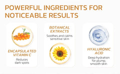 Deep Vitamin C Golden Capsule Hydrating Face Moisturizer, Antioxidant Protection, Lightweight Daily Skincare