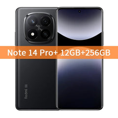 Xiaomi Redmi Note 14 Pro+ Plus 5G Global Version Cell Phone 200MP AI Camera Snapdragon 7s Gen 3 120W HyperCharge 1.5K 120Hz IP68