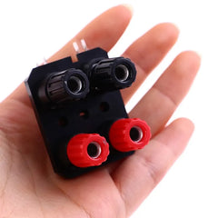 1Pc 2 4 6 Positions Bend Pin External Audio Jack Speaker Amplifier Banana Plug 4mm Socket Connector Screw Post Terminal Block