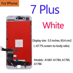 AAA+++ Quality For iPhone 5 5s 5c 6 7 LCD Display Touch Screen For 6s 7 8 Plus SE 100% Brand New LCD Digitizer tempered+Gifts