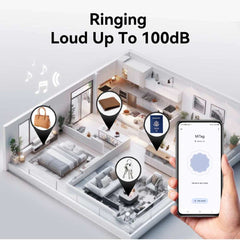 MiLi Go Smart GPS Tracker Card MiTag Bluetooth Tracker Anti-Lost Device for Android Work with Google Find My MiCard Pro