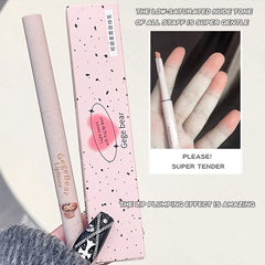 قلم تحديد الشفاه Nude Lip Liner Gege Bear Matte Velvet Lip Liner يدوم طويلاً ومقاوم للماء وقلم رسم خط الشفاه