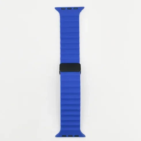 حزام سيليكون لساعة Apple Watch 49 مم 45 44 40 41 38 42 مم سوار مغناطيسي iWatch Ultra series 7 6 3 se 8 9 Ultra 2