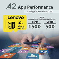 Lenovo 2TB SD Memory Card 1TB 512GB 256GB A2 U3 Micro TF SD Card 128GB High Speed MLC TF Card For Nintendo Switch Ps4 Games PC