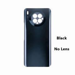 For Huawei Honor 50 Lite Battery Back Cover 3D Glass Panel Rear Door Housing Case With Camera Frame Lens+Adhesive