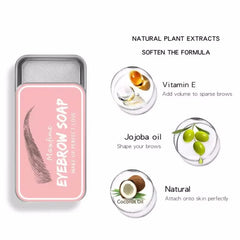 Eyebrow Styling Gel Long-Lasting Waterproof Colorless Eyebrow Shaping Cream Natural Wild Brow Pomade Quick-drying Molding Soap